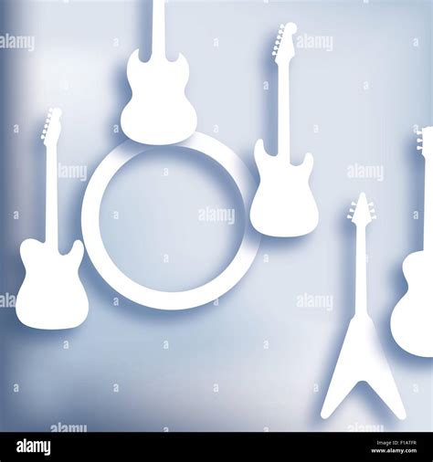 An Abstract Guitar Music Background Stock Vector Image Art Alamy