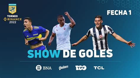 Torneobinance Show De Goles De La Fecha 1 Youtube