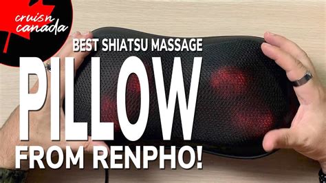 RENPHO Shiatsu Back Massager Pillow Unboxing Review YouTube