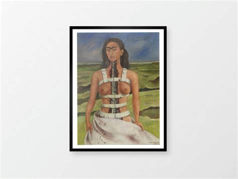 The Broken Column Frida Kahlo Art Print Poster Photo | Etsy