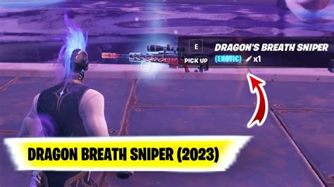 Where Is The Dragon Breath Sniper In Fortnite 2023 Fortnite Dragon Sniper Dragons Sniper