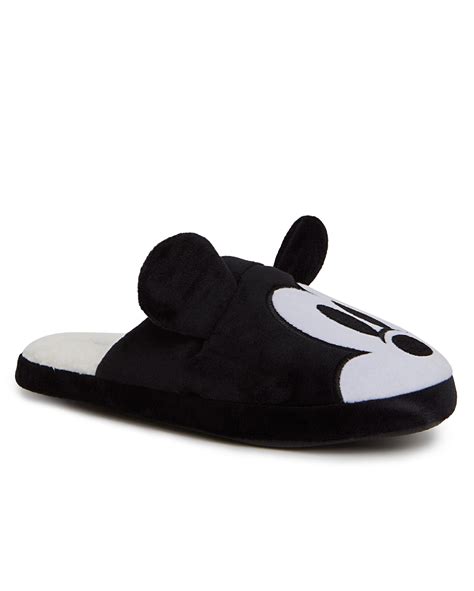 Pantufa Feminina Slipper Mickey Mouse Preto Accessori By Riachuelo