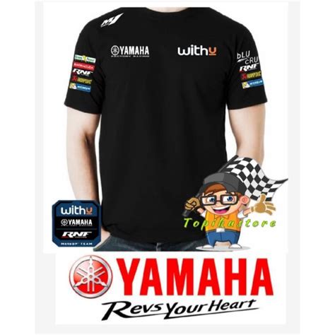 Jual Kaos Racing Yamaha New Moto Gp Rnf With U 2022 Replika Shopee