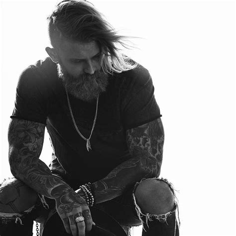 55 Beard Tattoo To Make You Look Masculine Estilos De Cabelo E Barba