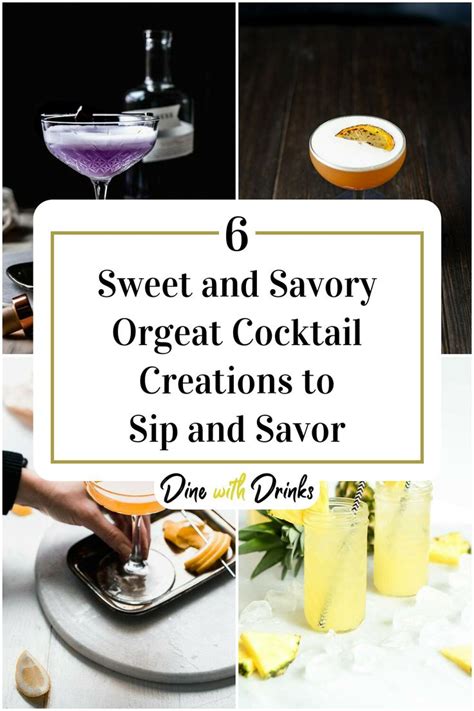 Orgeat Cocktails That Will Shake Up Your Taste Buds