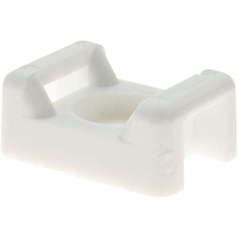 Value Collection White Cable Tie Mounting Base Msc Direct