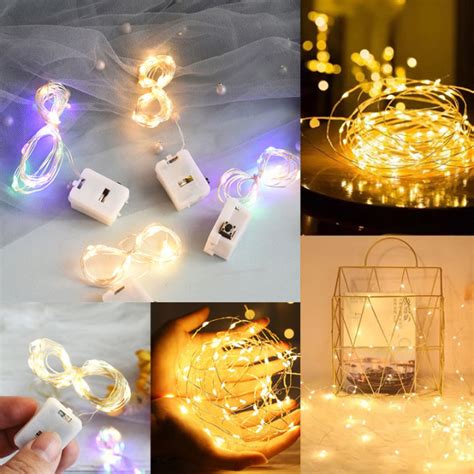 1 2M Fairy Lights LED Battery Operated Christmas Light Fairy String