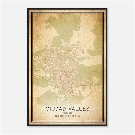 Ciudad Valles - Custom Maps & Posters