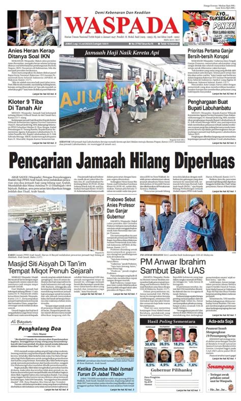 Waspada Jumat Juli Epaper Harian Waspada