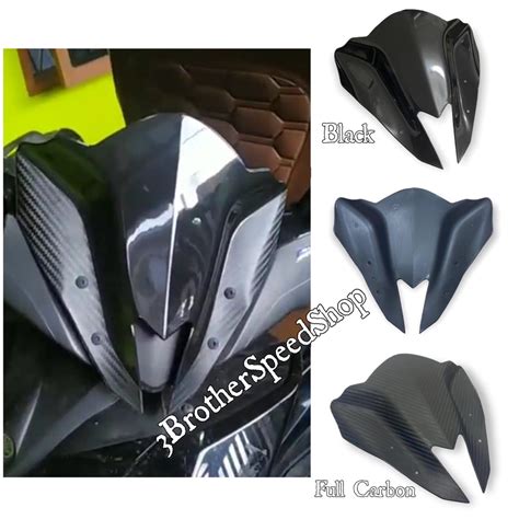 Jual Visor Windshield Yamaha Aerox Batman Karbon Visor Yamaha Aerox 155