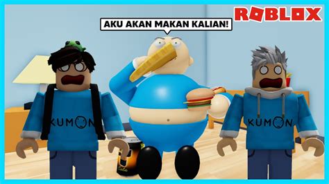 Kabur Parkour Obby Tapi Kita Di Kejar Orang Gendut Kelaparan Roblox