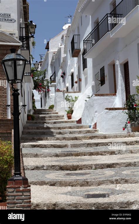 Frigiliana White Spanish Mountain Village Hi Res Stock Photography And