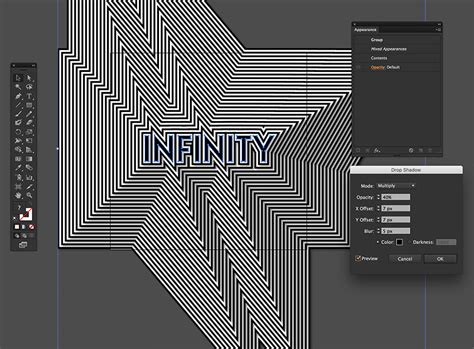 How To Create A Quick Repetitive Text Effect Illusion In Adobe Illustrator