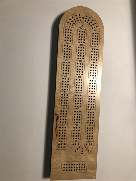 Cribbage Board Laser File Svg File Tracks Glowforge Etsy Canada