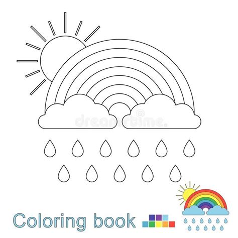 Dibujos De Arcoiris Para Colorear Ninos Bonitos | Educado Robtowner