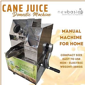 Buy NewBasics Manual Domestic Sugar Cane Machine For HOME Non