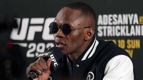 Israel Adesanya Did Not Take Questions During Ufc Post Fight Press