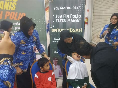 Vaksinasi Sub PIN Tahap 1 Capai 101 Persen Sidoarjo Bebas Polio 2024