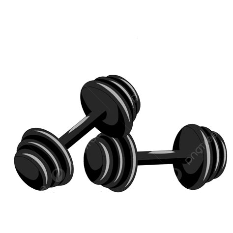 Dumbbell Clipart Black Dumbbell Icon Transparent Background Free Transparent PNG Clipart Images ...