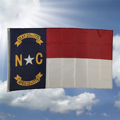 New 3x5 Ft North Carolina State Nc Flag Polyester Grommets Flag