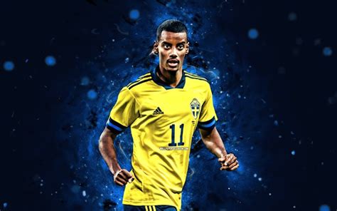 Télécharger alexander isak 4k néons bleus équipe nationale de