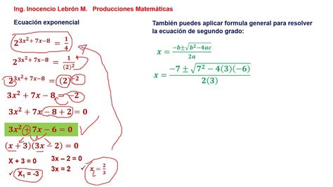 Ecuación exponencial YouTube