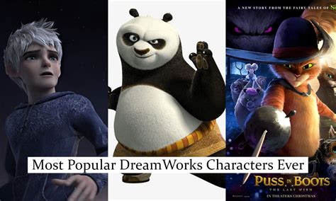 15 Most Popular Dreamworks Characters Ever