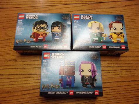 Newfactory Sealed 2023 Lego Harry Potter 40616 40618 Brick Headz Set