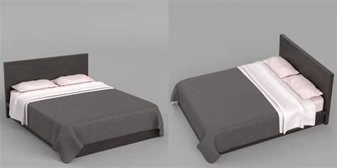 Double Bed 3d Model Turbosquid 1920287