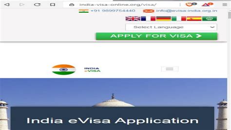 Indian Official Government Immigration Visa Application From Laos