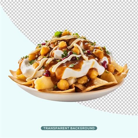 Premium PSD Papri Chaat Indian Food