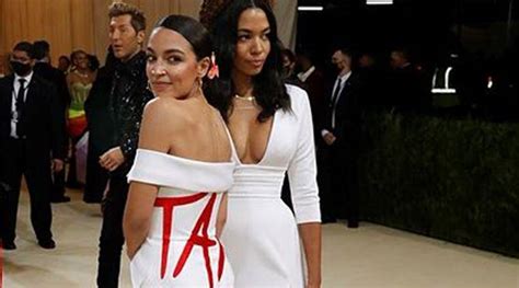 Us Congresswoman Alexandria Ocasio Cortez Being Probed For ‘tax The Rich Dress At Met Gala 2021