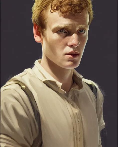 Medium Shot Oil Portrait Of Vislor Turlough Played Stable Diffusion