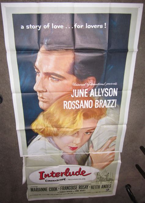 Original 3 Sheet Movie Poster 1957 Interlude June Allyson Ebay