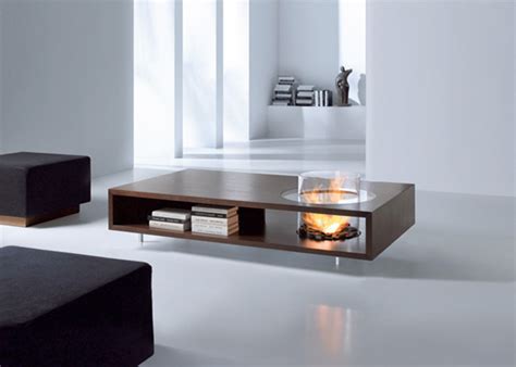 Coffee Tables with Built-in Fireplace - DigsDigs