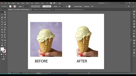 How To Remove Background By Adobe Illustrator Project40X60 YouTube