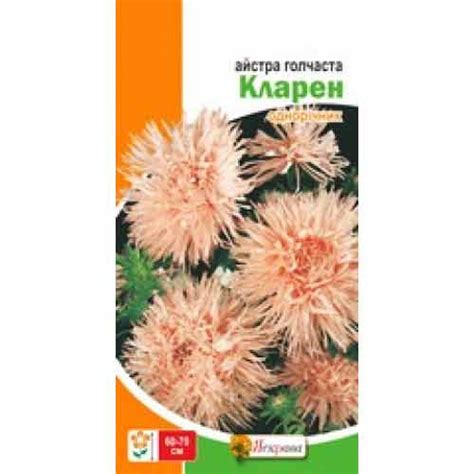 Астра игольчатая Кларен лососевая (72014): купить семена почтой в ...