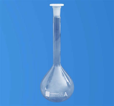 Volumetric Flasks Clear Glass Pp Stopper Glass Stopper