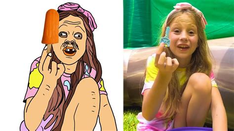Nastya And Hot Vs Cold Challenge Funny Drawing Like Nastya Nastya Funny Drawing YouTube