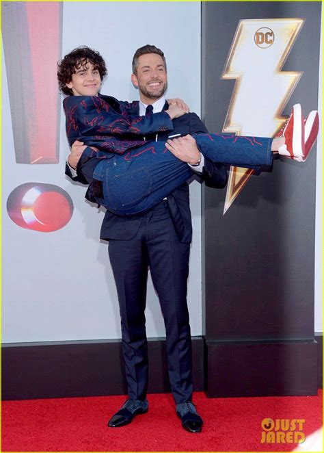 Full Sized Photo Of Zachary Levi Asher Angel Jack Dylan Grazer Shazam La Premiere 26 Asher