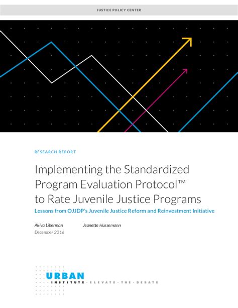 Implementing The Standardized Program Evaluation Protocol To Rate Juvenile Justice Programs