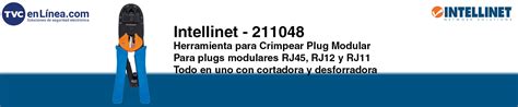 INTELLINET 211048 PINZA P CRIMPEAR RJ11 RJ12 RJ45