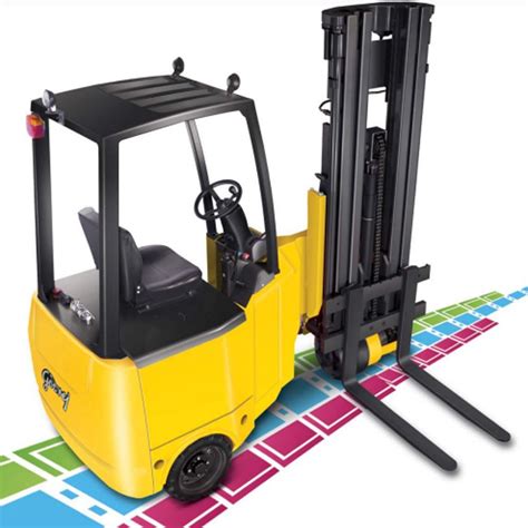 GA 200 E4 Godrej Articulated Forklifts Very Narrow Aisle Trucks For