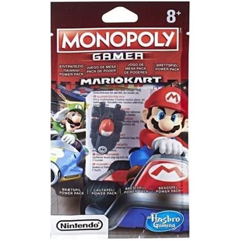 Monopoly Gamer Mario Kart Power Packs Hasbro Cdiscount Jeux Jouets