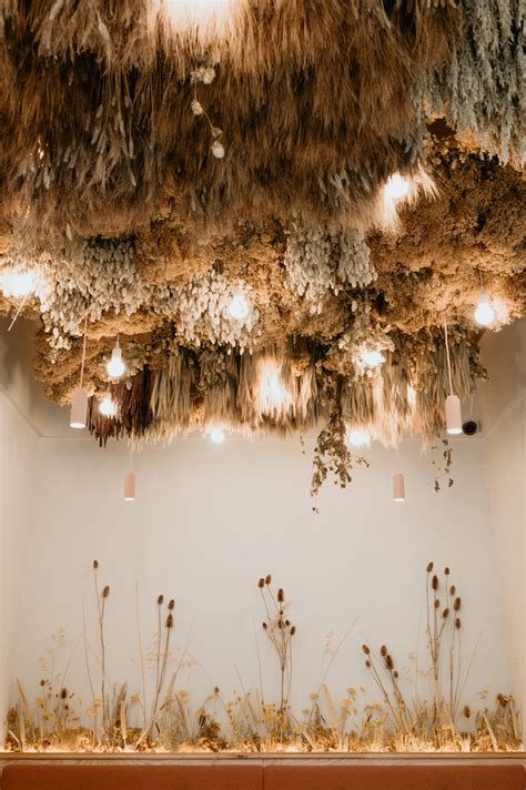 Dried Flower Installations For An Iconic Edinburgh Restaurant Large