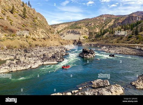 Thompson Nicola Regional District Thompson River With Its Many Rapids