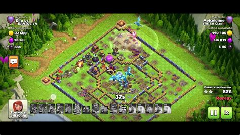 Clash Of Clans Attacco Contro Th16 Tre Stelle Senza Regina YouTube