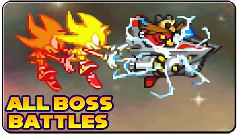 Sonic Advance 3 All Bosses No Damage YouTube