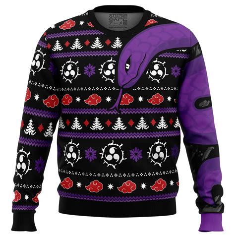 Akatsuki Orochimaru Naruto Christmas Sweater Otaku Treasure