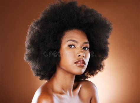 Black Woman African Beauty And Skincare Health Of Luxury Spa Model